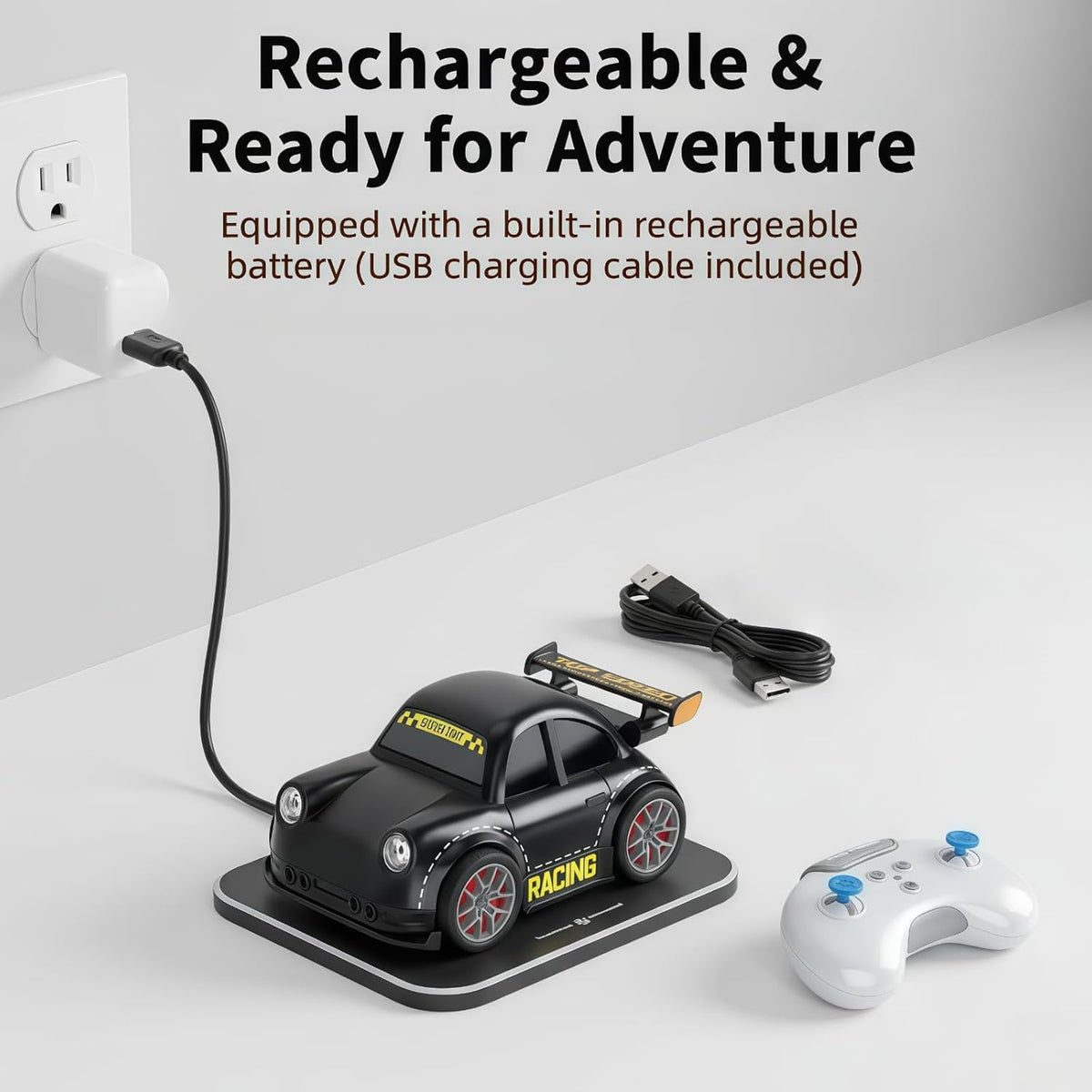 Mini RC Intelligent Sensor Stunt Car Toy for Kids