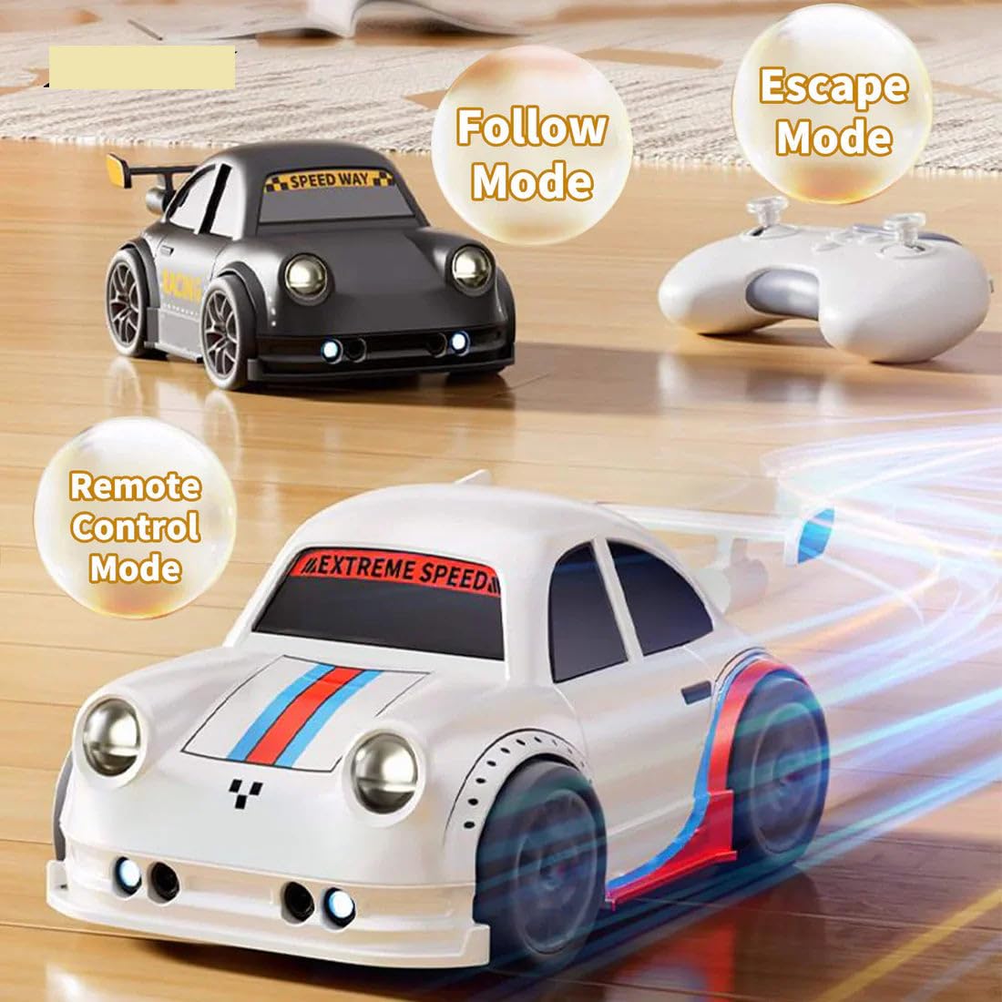 Mini RC Intelligent Sensor Stunt Car Toy for Kids
