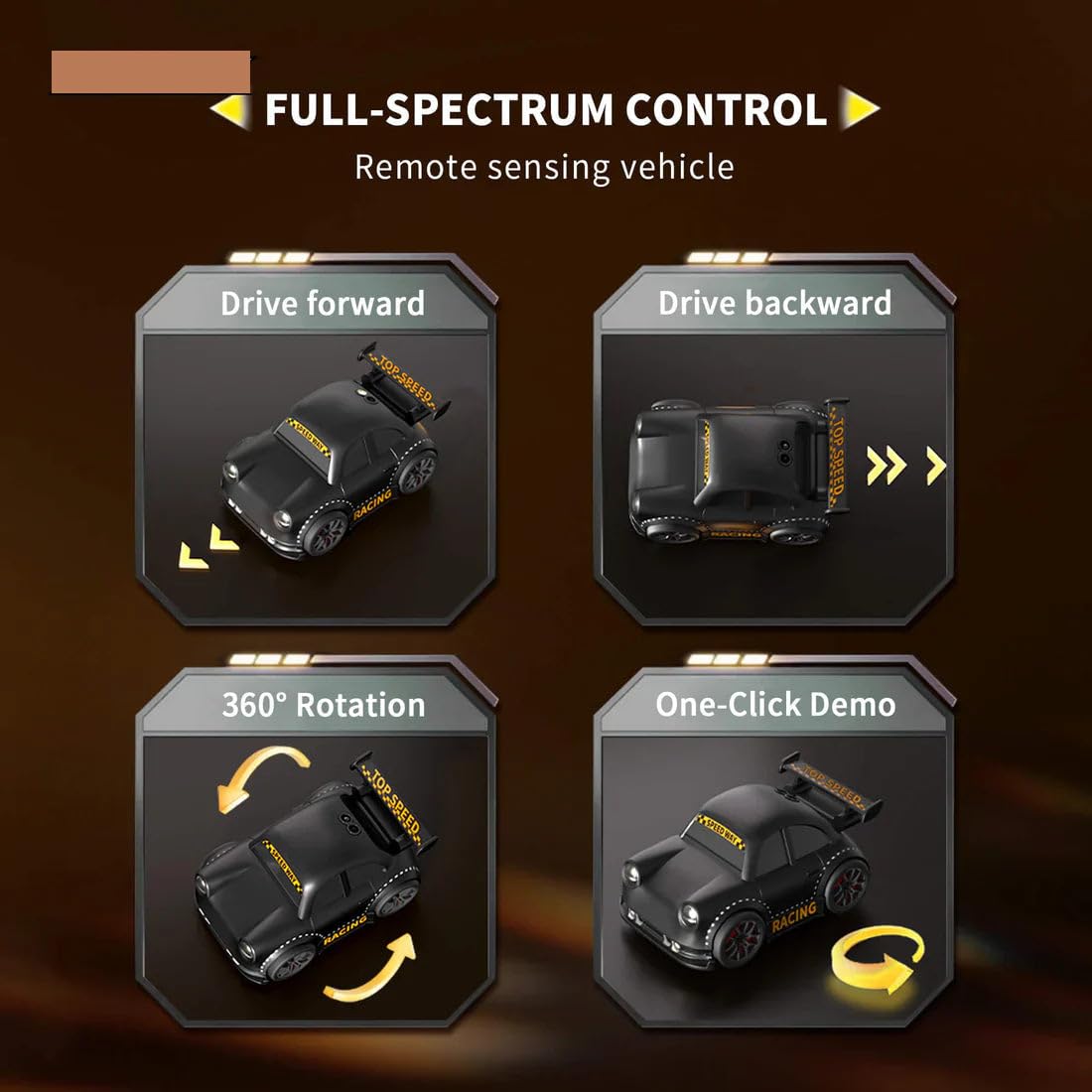 Mini RC Intelligent Sensor Stunt Car Toy for Kids