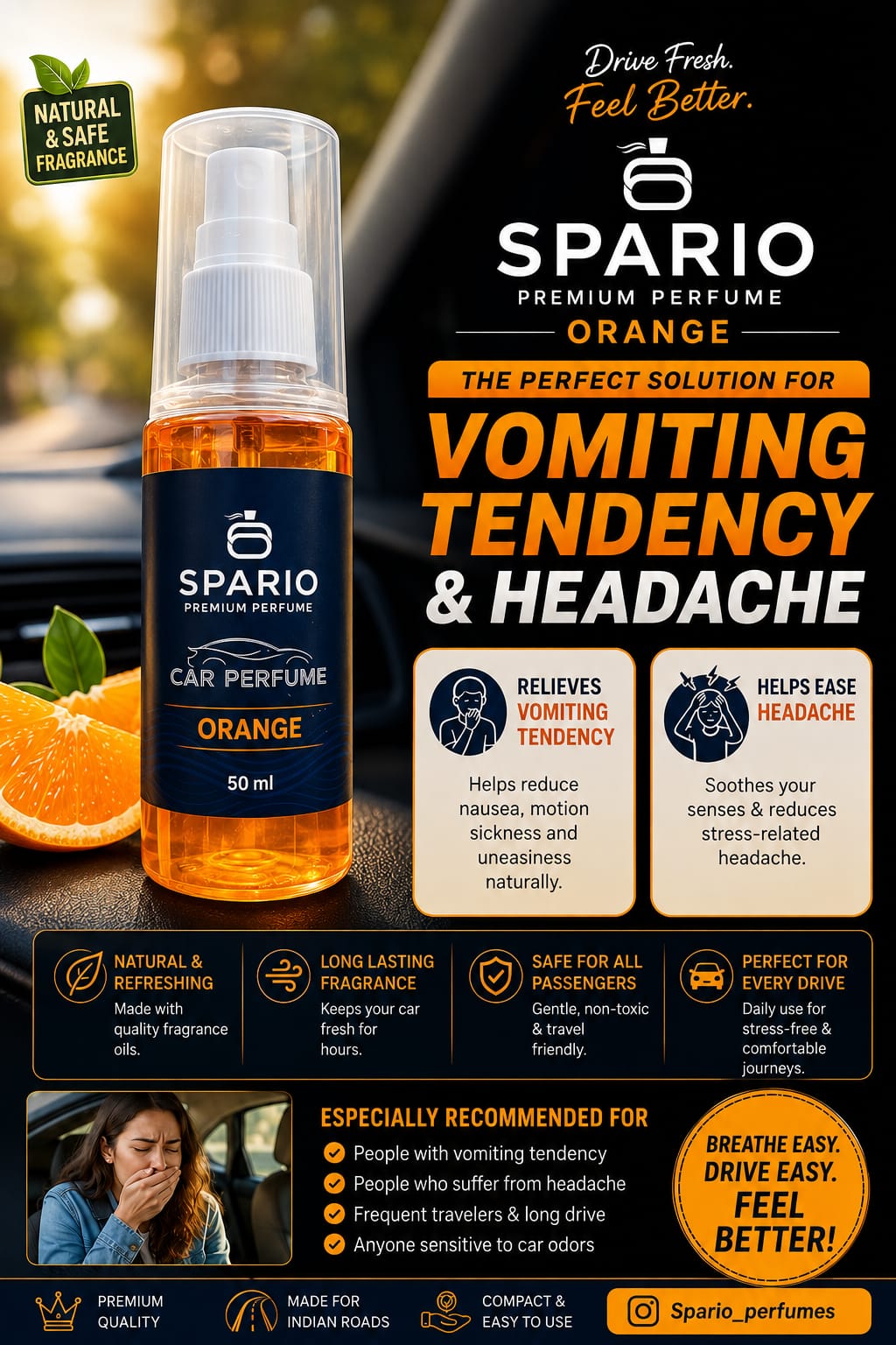 CAR PERFUME PREMIUM - 50 ML